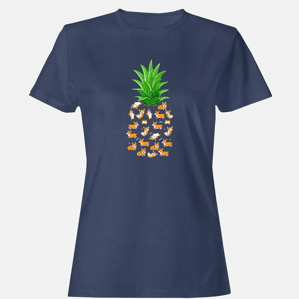 Women's T-Shirt - XZ9GGWJ7 - Navy - 10