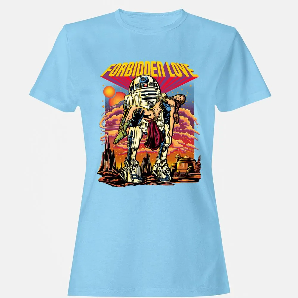 Women's T-Shirt - F2YG2X7Y - Light Blue - 8