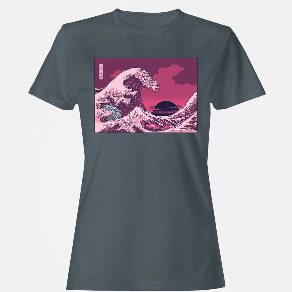 Women's T-Shirt - 4WHMXSVL - Charcoal - 3