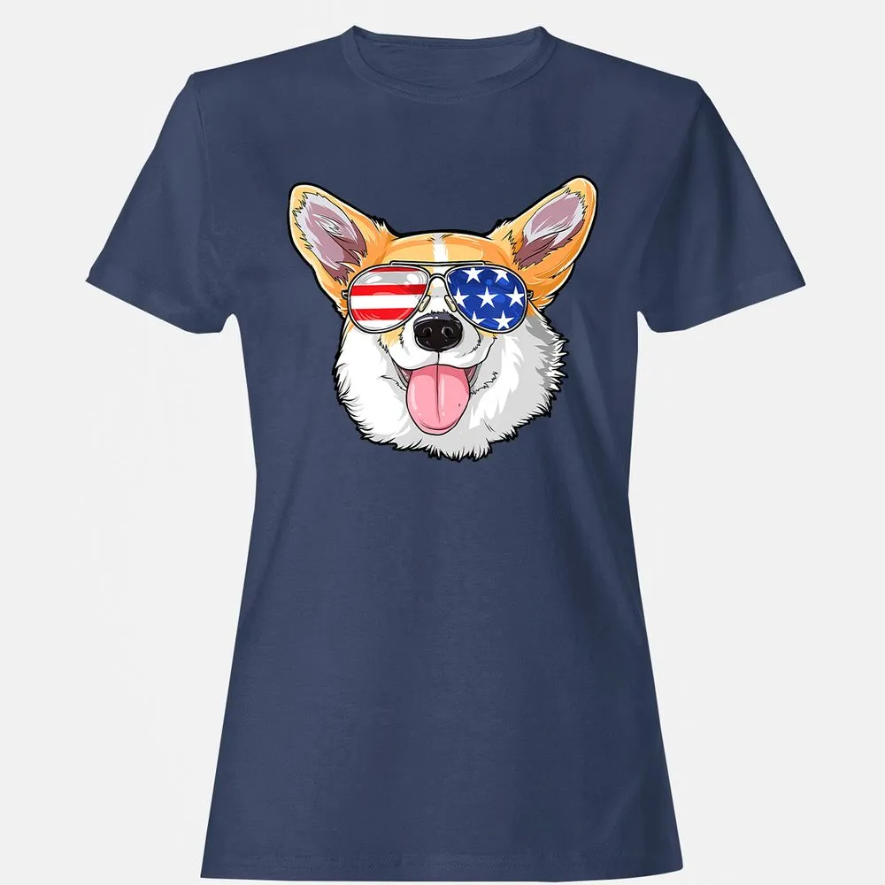 Women's T-Shirt - V8QJBY3S - Navy - 10