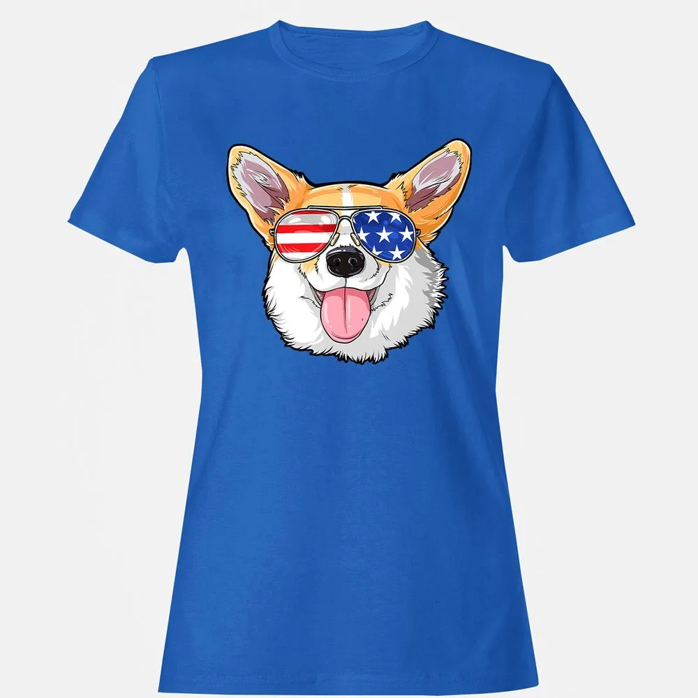 Women's T-Shirt - V8QJBY3S - Royal - 14