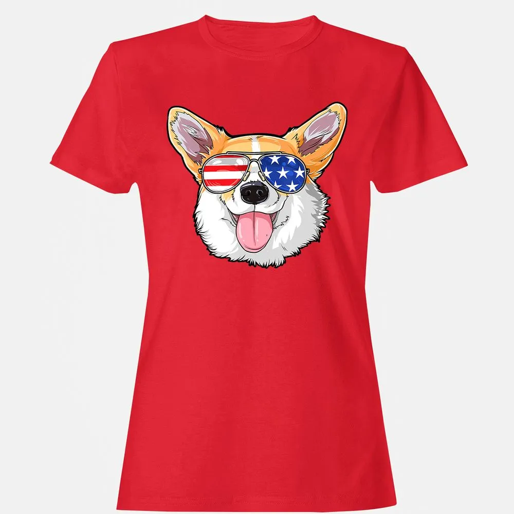 Women's T-Shirt - V8QJBY3S - Red - 13