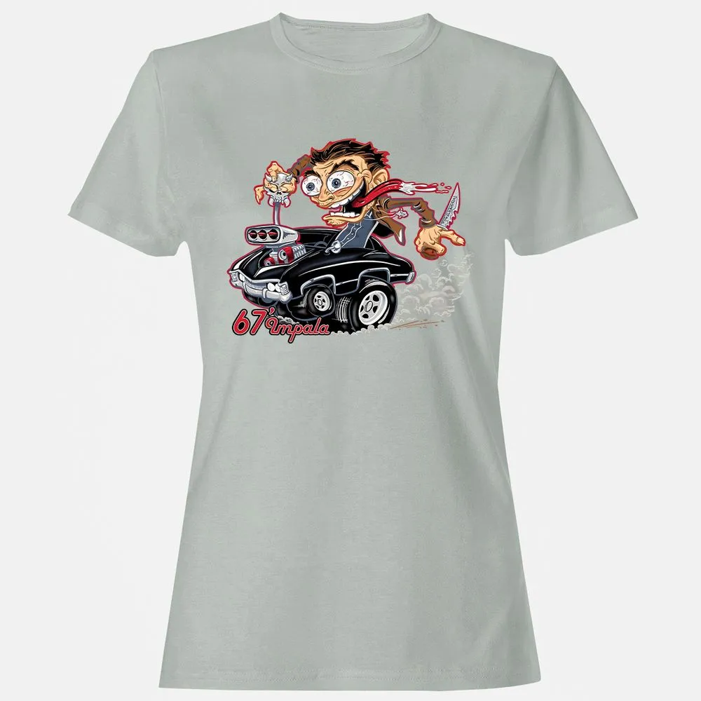 Women's T-Shirt - D6TAHMWH - Ash - 2