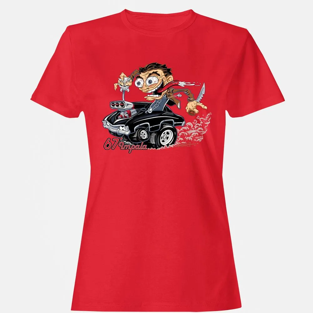 Women's T-Shirt - D6TAHMWH - Red - 13