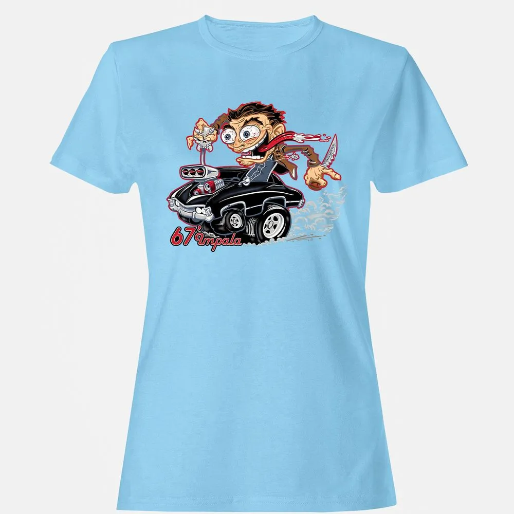 Women's T-Shirt - D6TAHMWH - Light Blue - 8