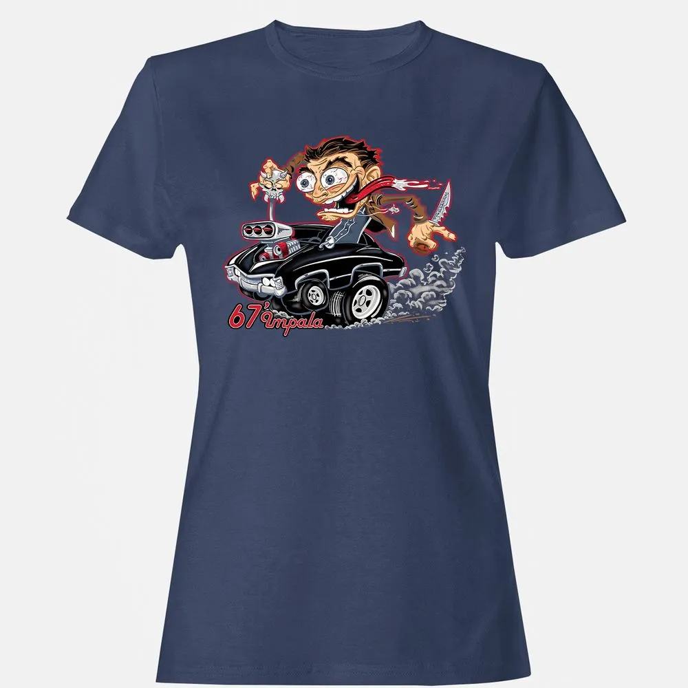 Women's T-Shirt - D6TAHMWH - Navy - 10