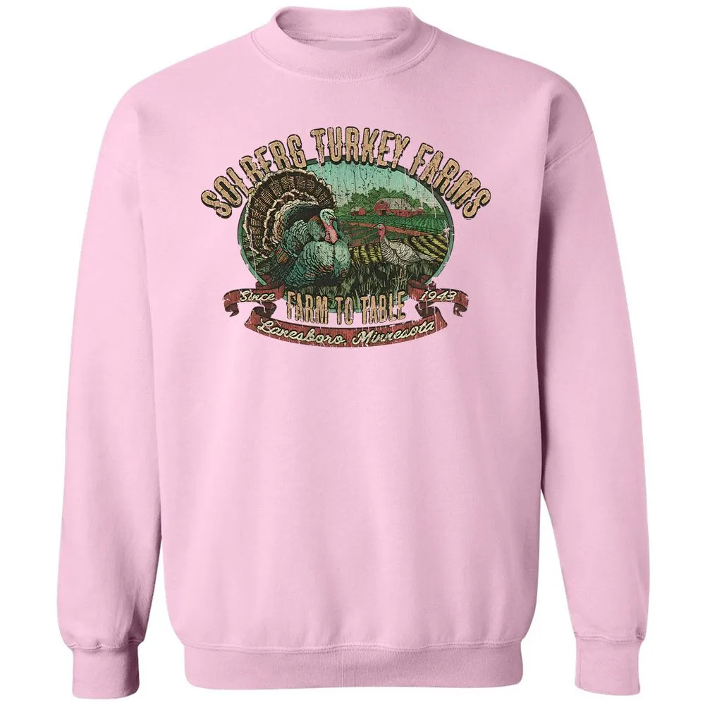Vintage Turkey Farm Thanksgiving - Light Pink - 3