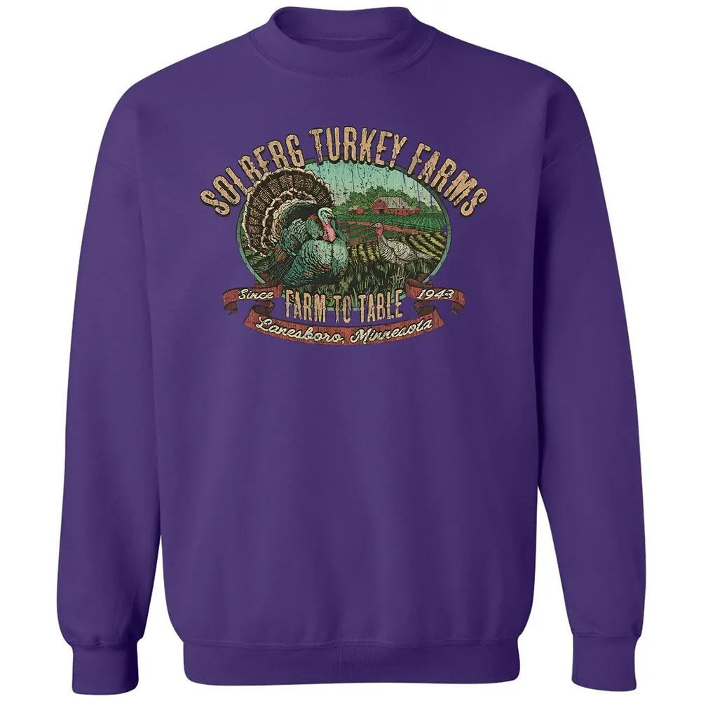 Vintage Turkey Farm Thanksgiving - Purple - 6