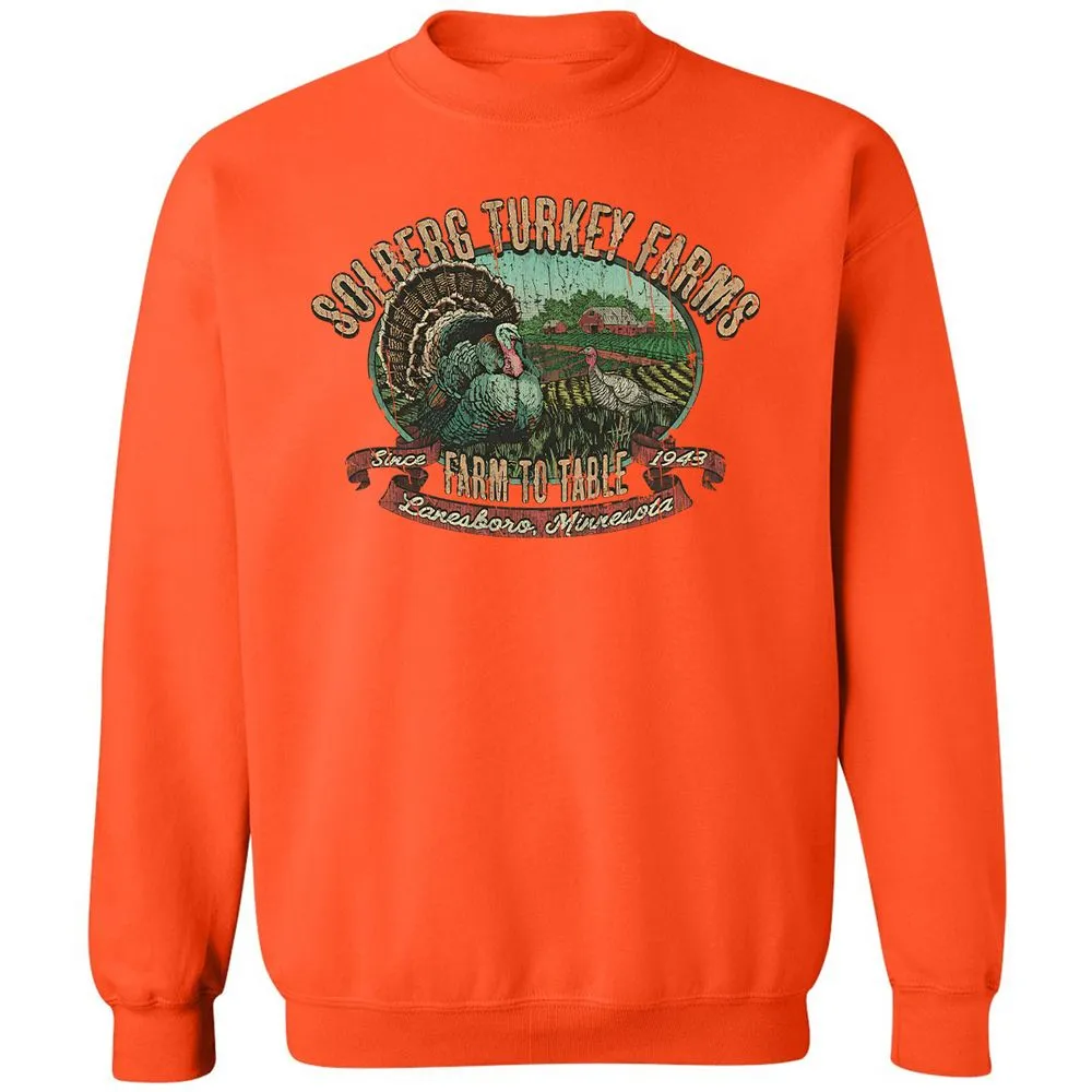Vintage Turkey Farm Thanksgiving - Orange - 10