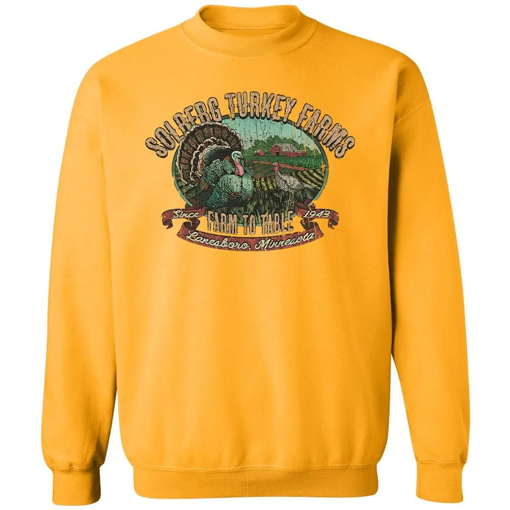 Vintage Turkey Farm Thanksgiving - Gold - 11