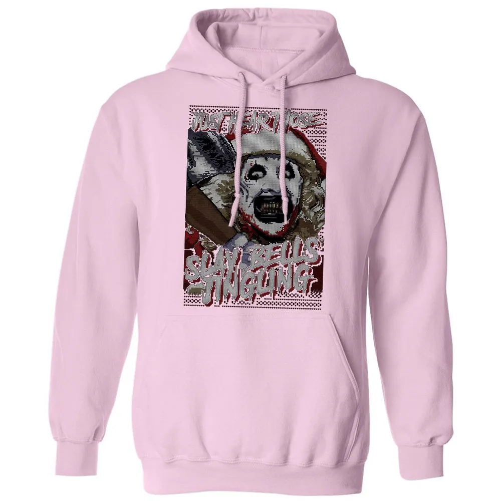 Slay Bells Jingling Classic Unisex Hoodie - Light Pink - 3