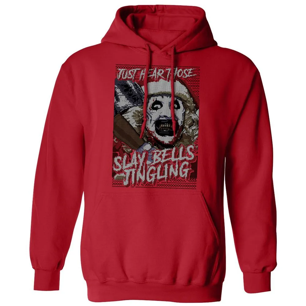 Slay Bells Jingling Classic Unisex Hoodie - Red - 5