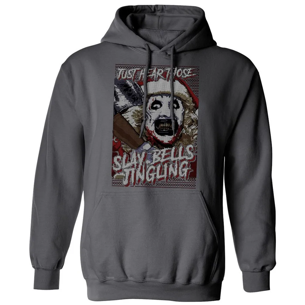 Slay Bells Jingling Classic Unisex Hoodie - Charcoal - 7
