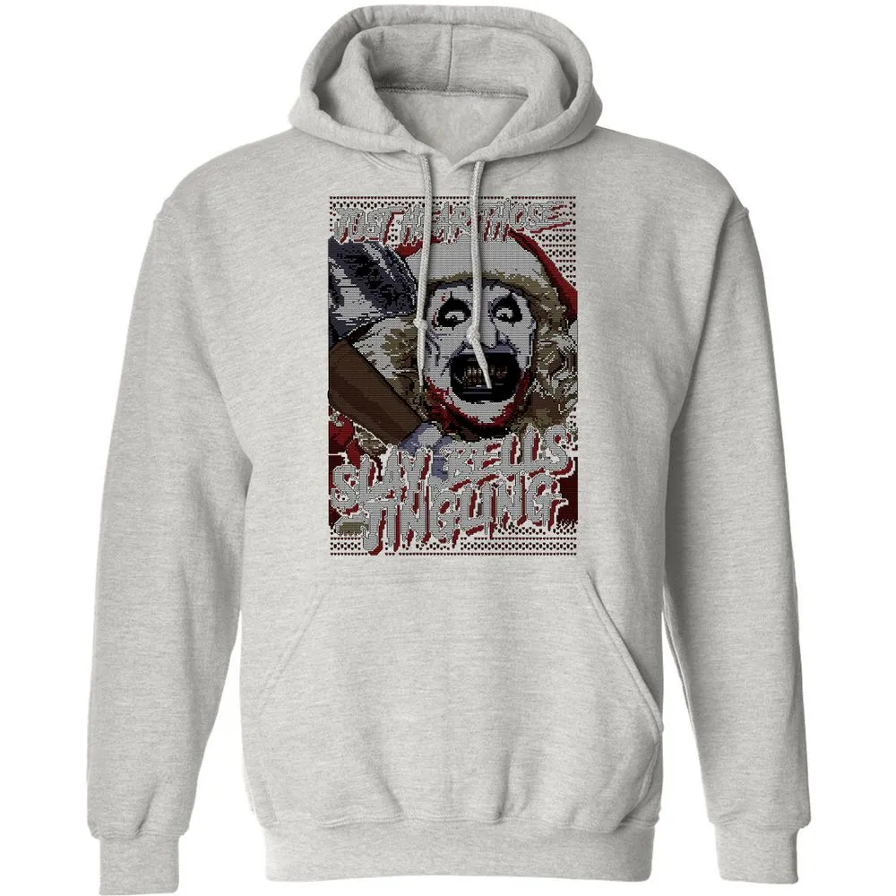 Slay Bells Jingling Classic Unisex Hoodie - Ash - 8