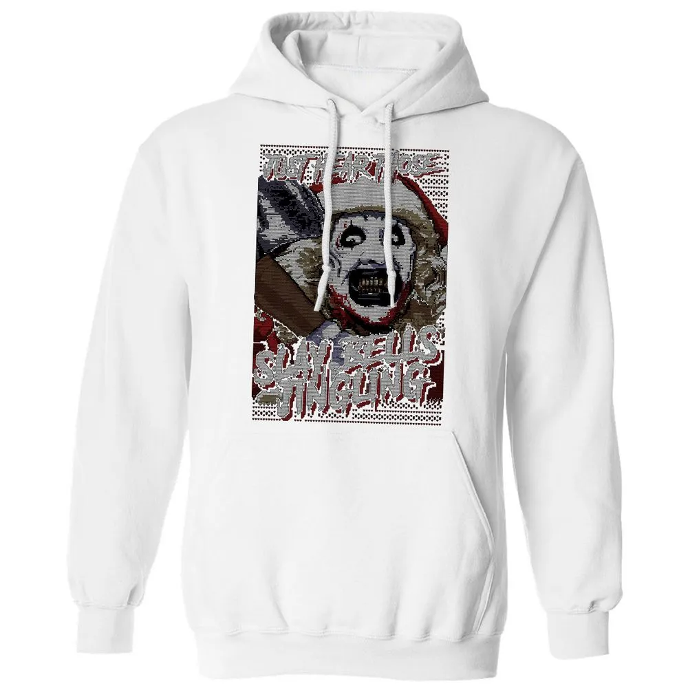 Slay Bells Jingling Classic Unisex Hoodie - White - 11
