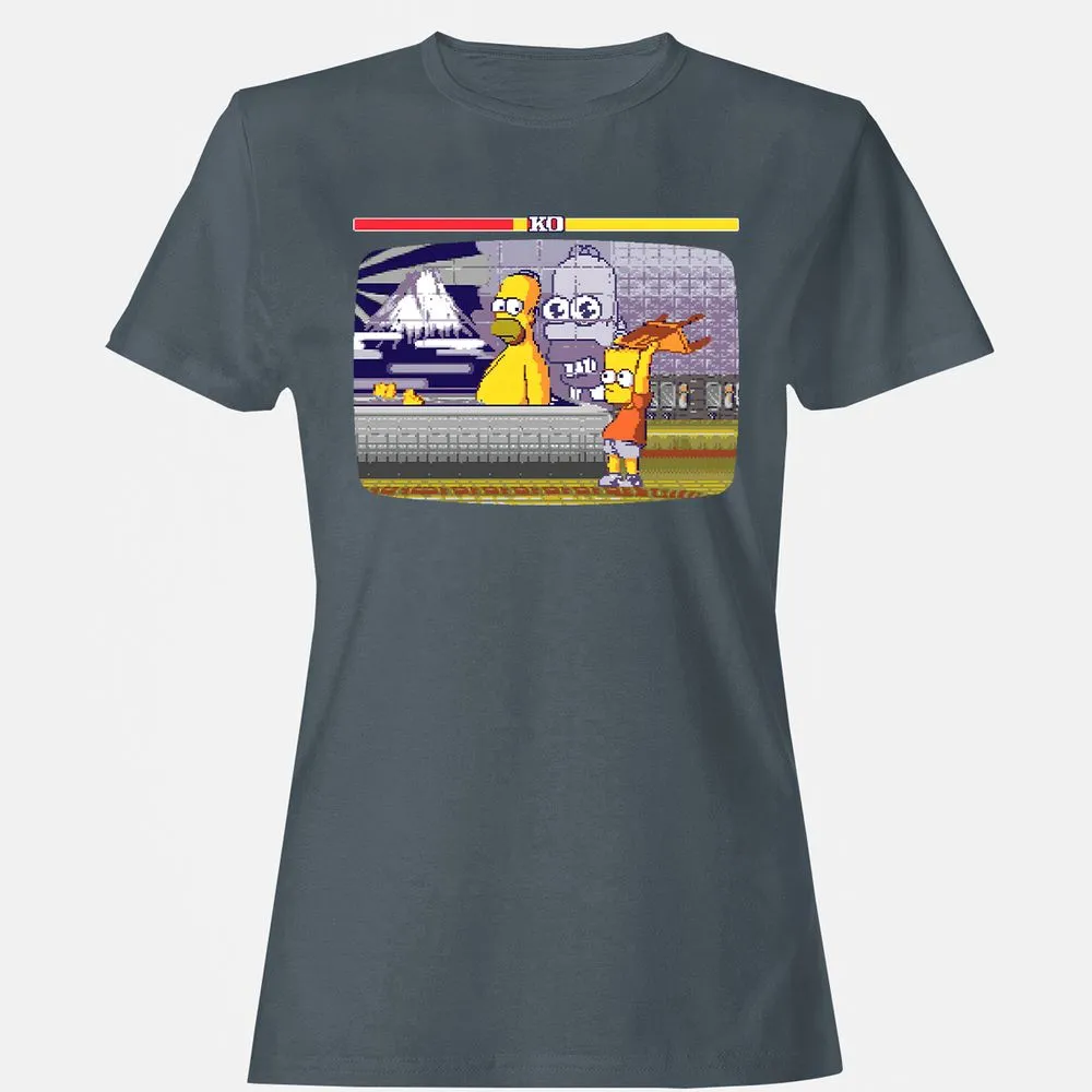 Women's T-Shirt - T5B1E6WC - Charcoal - 3