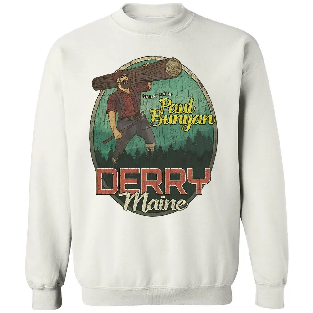 Derry Birthplace of Paul Bunyan - White - 12