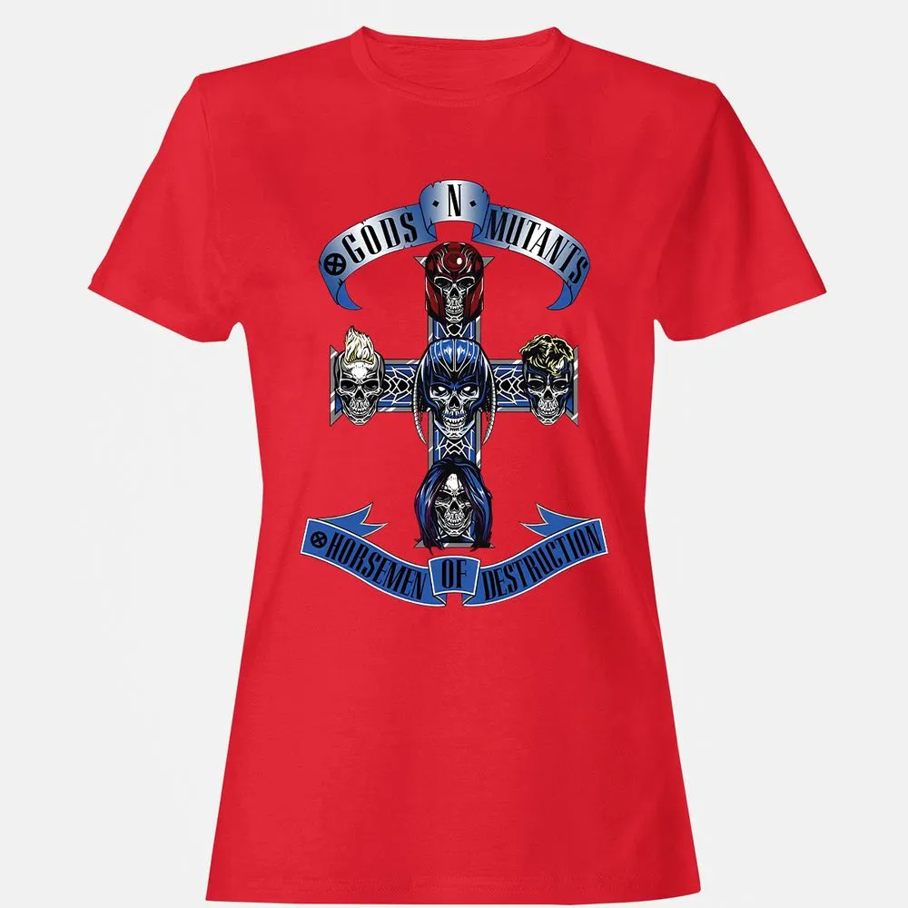 Women's T-Shirt - H9MTCU9K - Red - 13