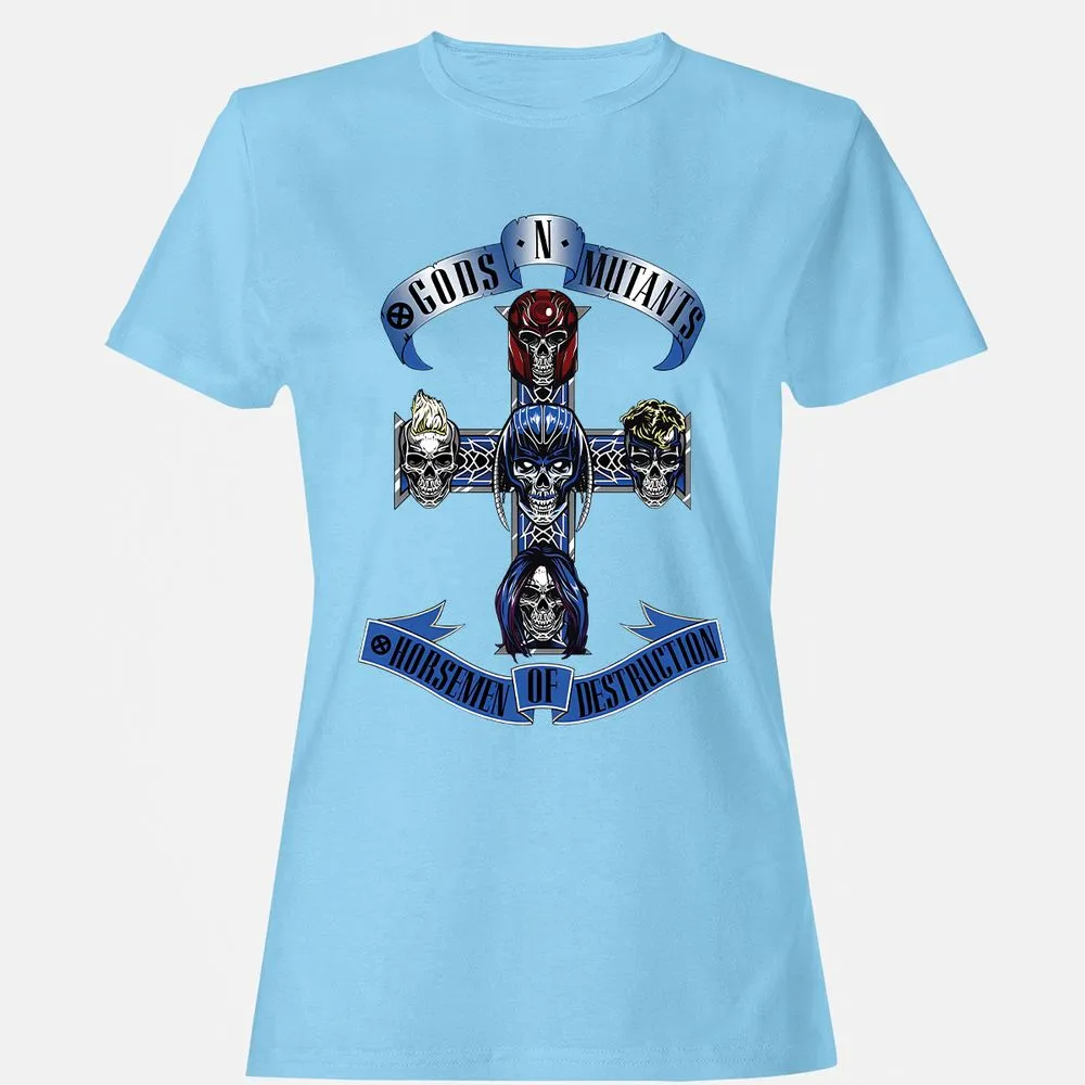 Women's T-Shirt - H9MTCU9K - Light Blue - 8