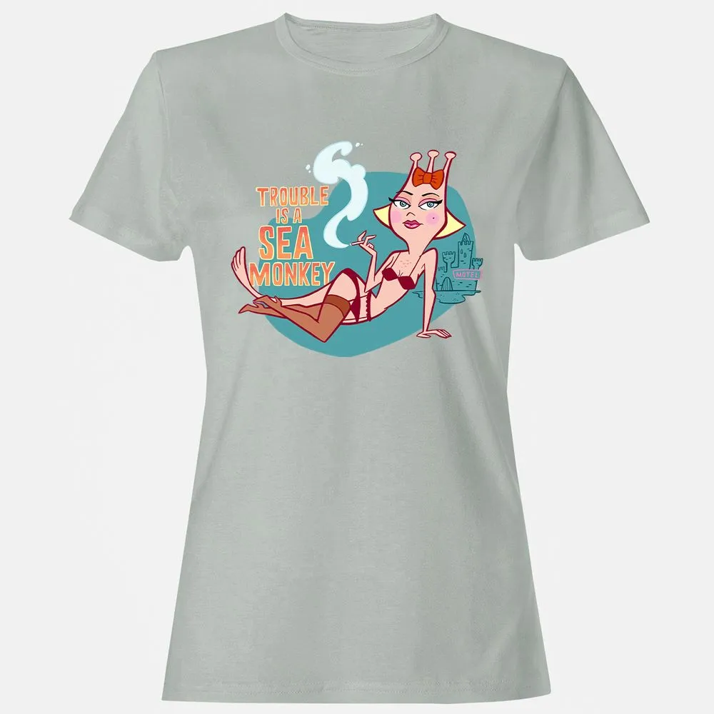 Women's T-Shirt - 9RL5BVJ6 - Ash - 2