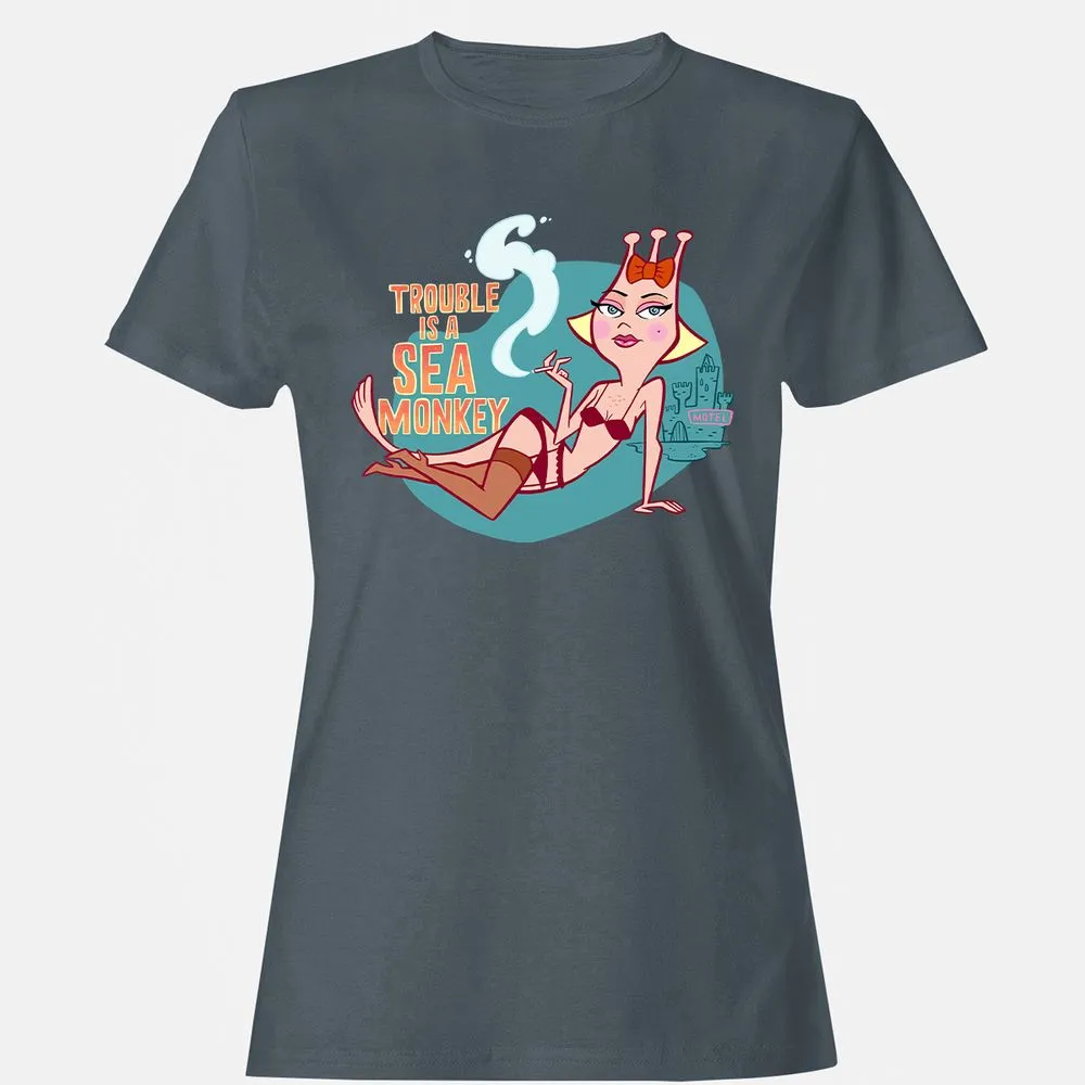 Women's T-Shirt - 9RL5BVJ6 - Charcoal - 3
