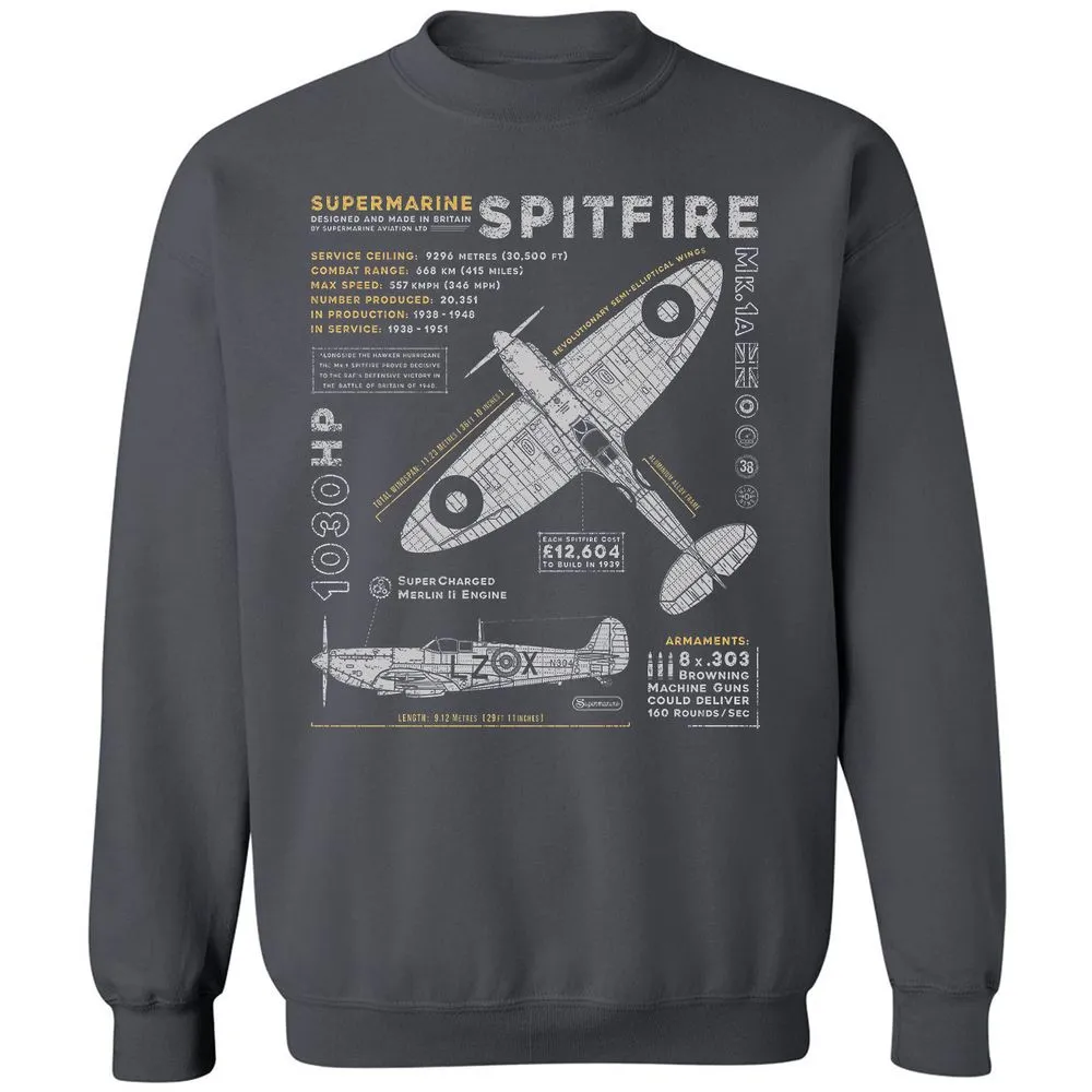 Supermarine Spitfire Essential - Charcoal - 7