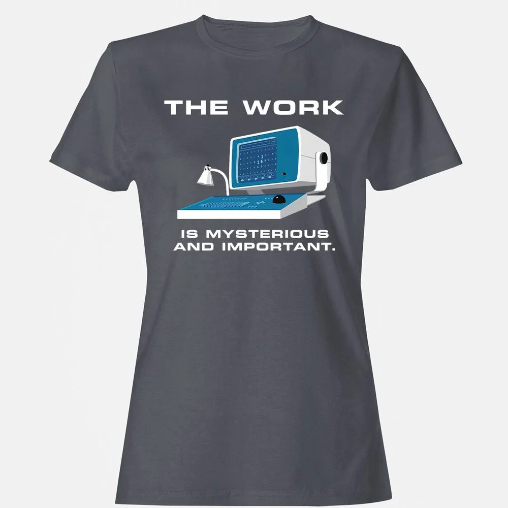Women's T-Shirt - PMSHDBHQ - Dark Heather - 5