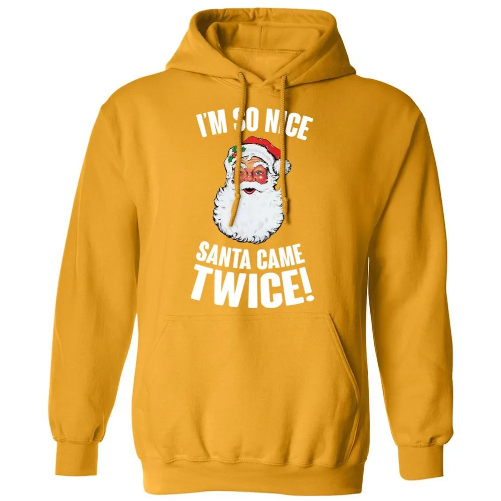 I'm So Nice Santa Came Twice! - Gold - 12