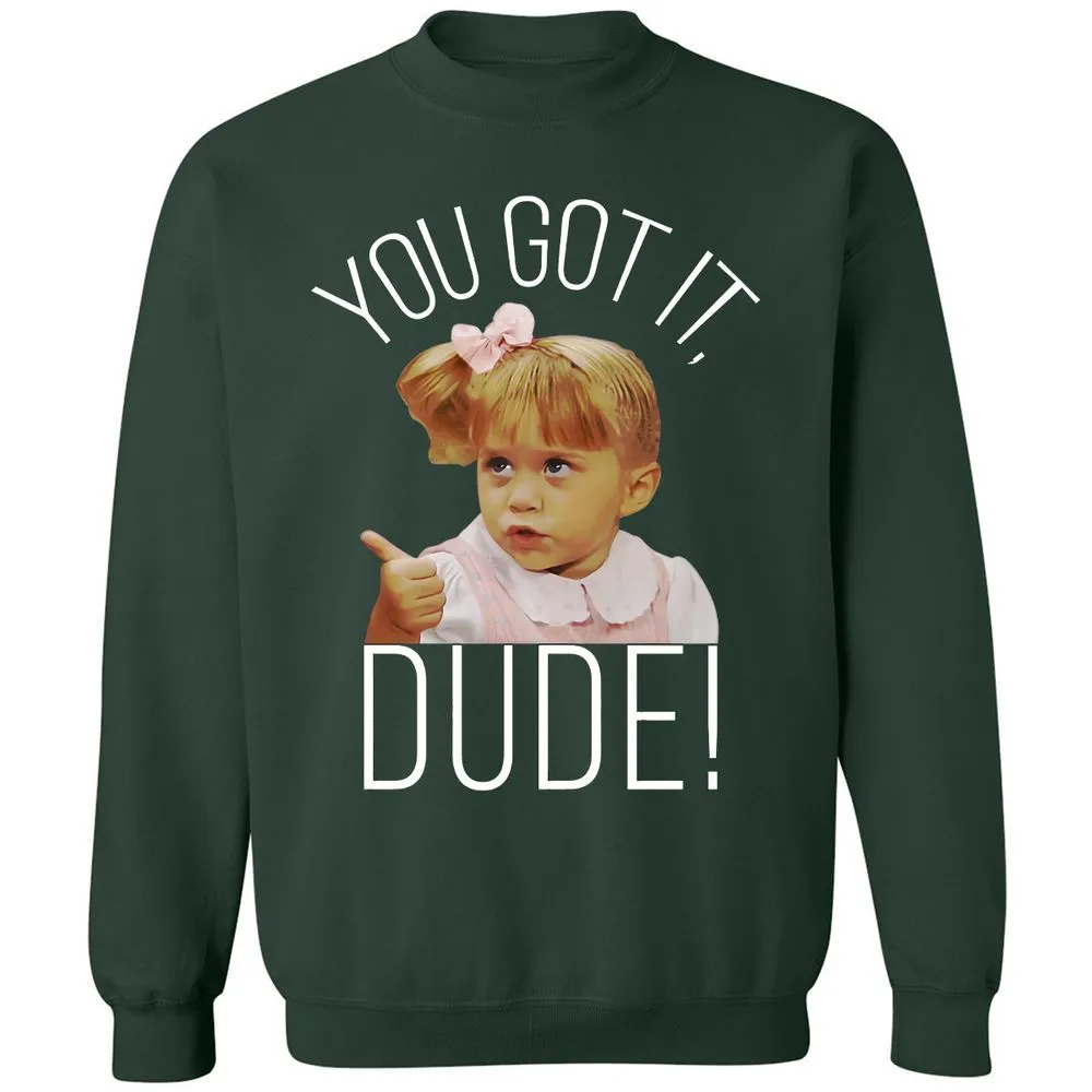 Classic Unisex Sweatshirt - XDCYNJ7F - Forest Green - 4