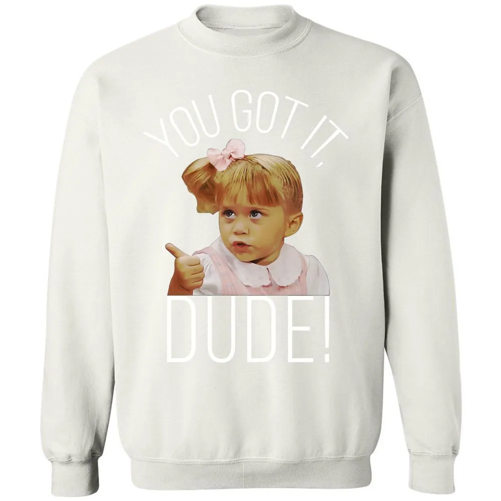 Classic Unisex Sweatshirt - XDCYNJ7F - White - 12