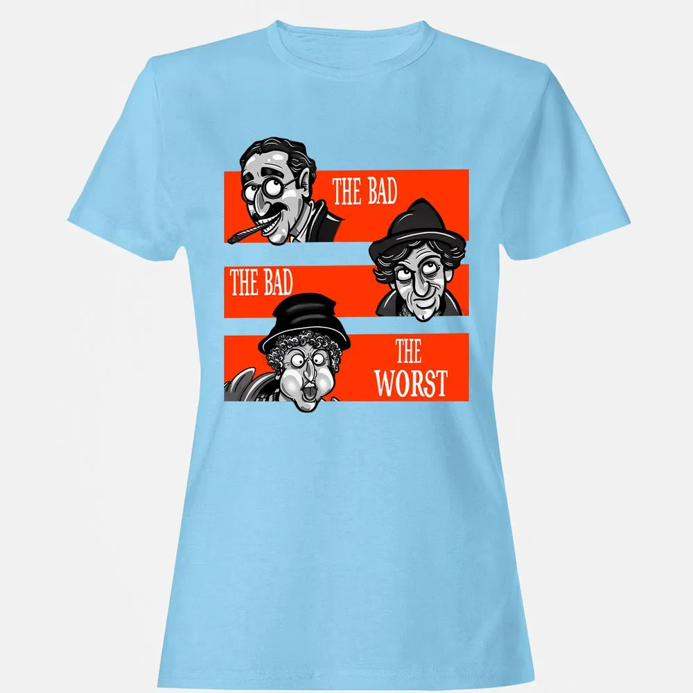 Women's T-Shirt - 9XUTSXMK - Light Blue - 8