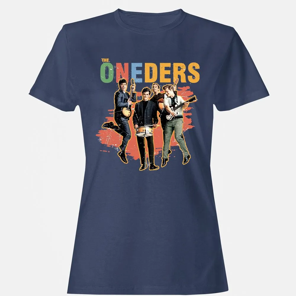 Women's T-Shirt - 3T8DFPL2 - Navy - 10