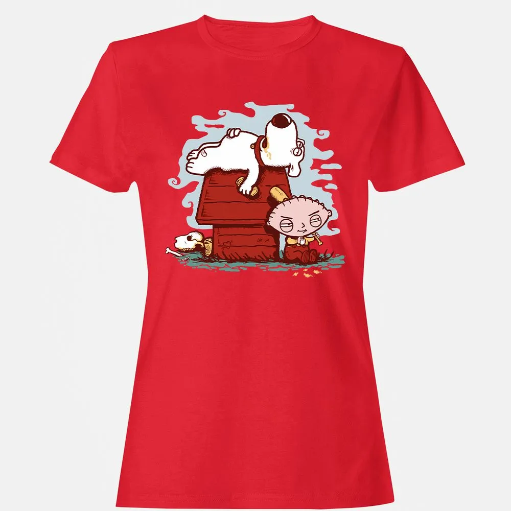 Women's T-Shirt - 8P5A1EDD - Red - 13
