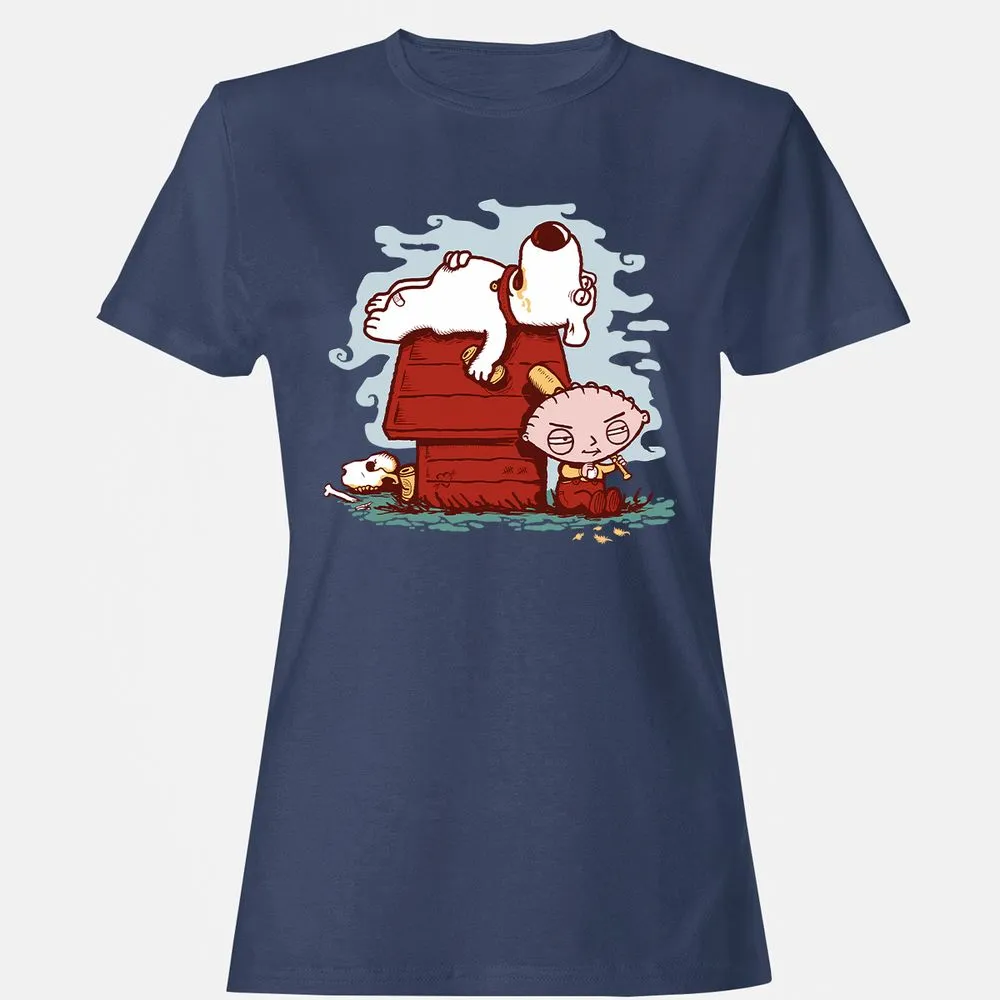 Women's T-Shirt - 8P5A1EDD - Navy - 10