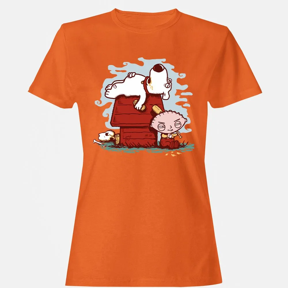 Women's T-Shirt - 8P5A1EDD - Orange - 11