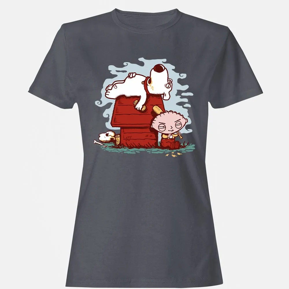 Women's T-Shirt - 8P5A1EDD - Dark Heather - 5