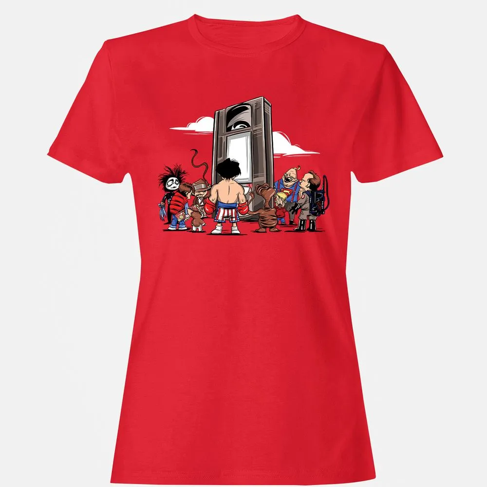 Women's T-Shirt - WHQ58HF7 - Red - 13