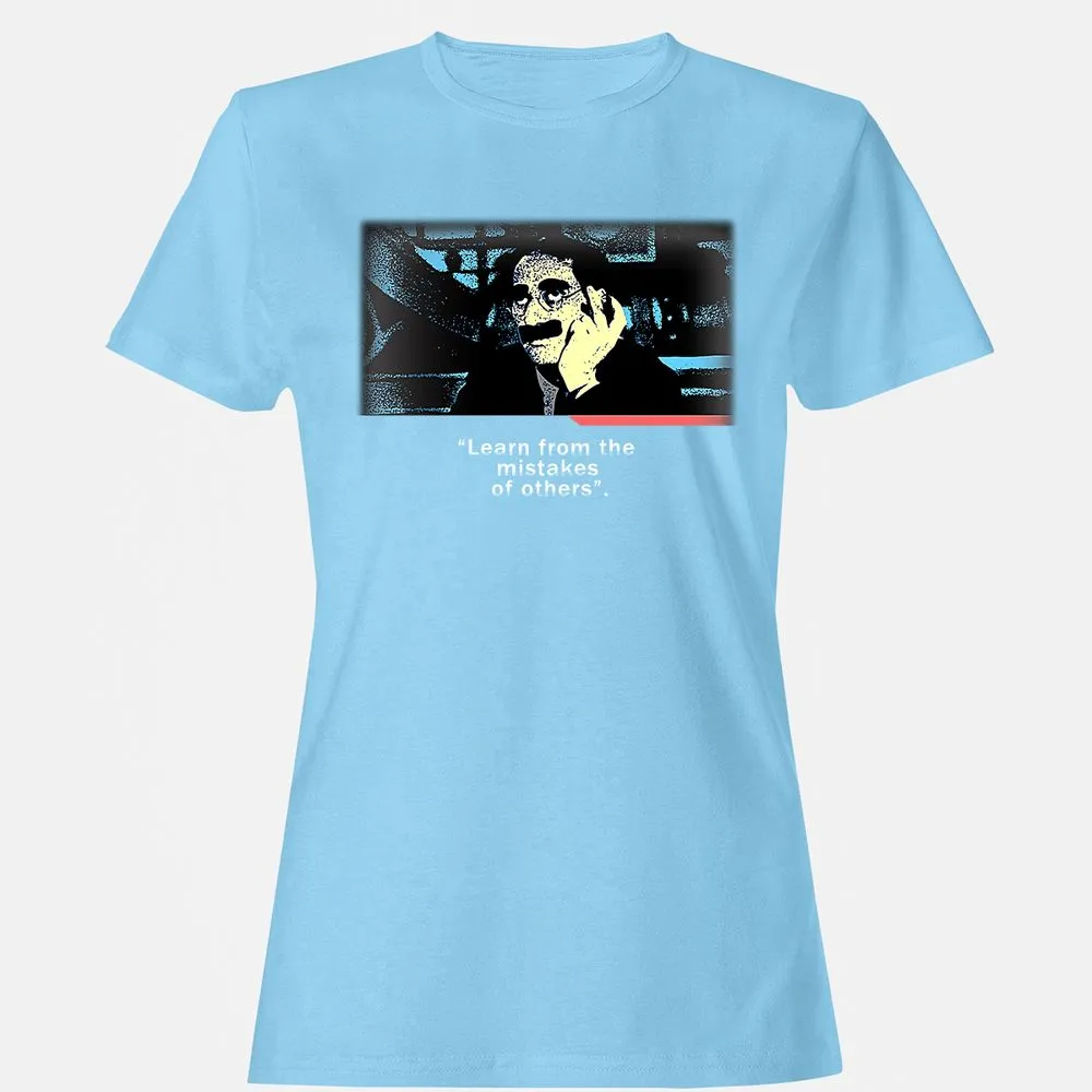 Women's T-Shirt - Q7JYAJTL - Light Blue - 8