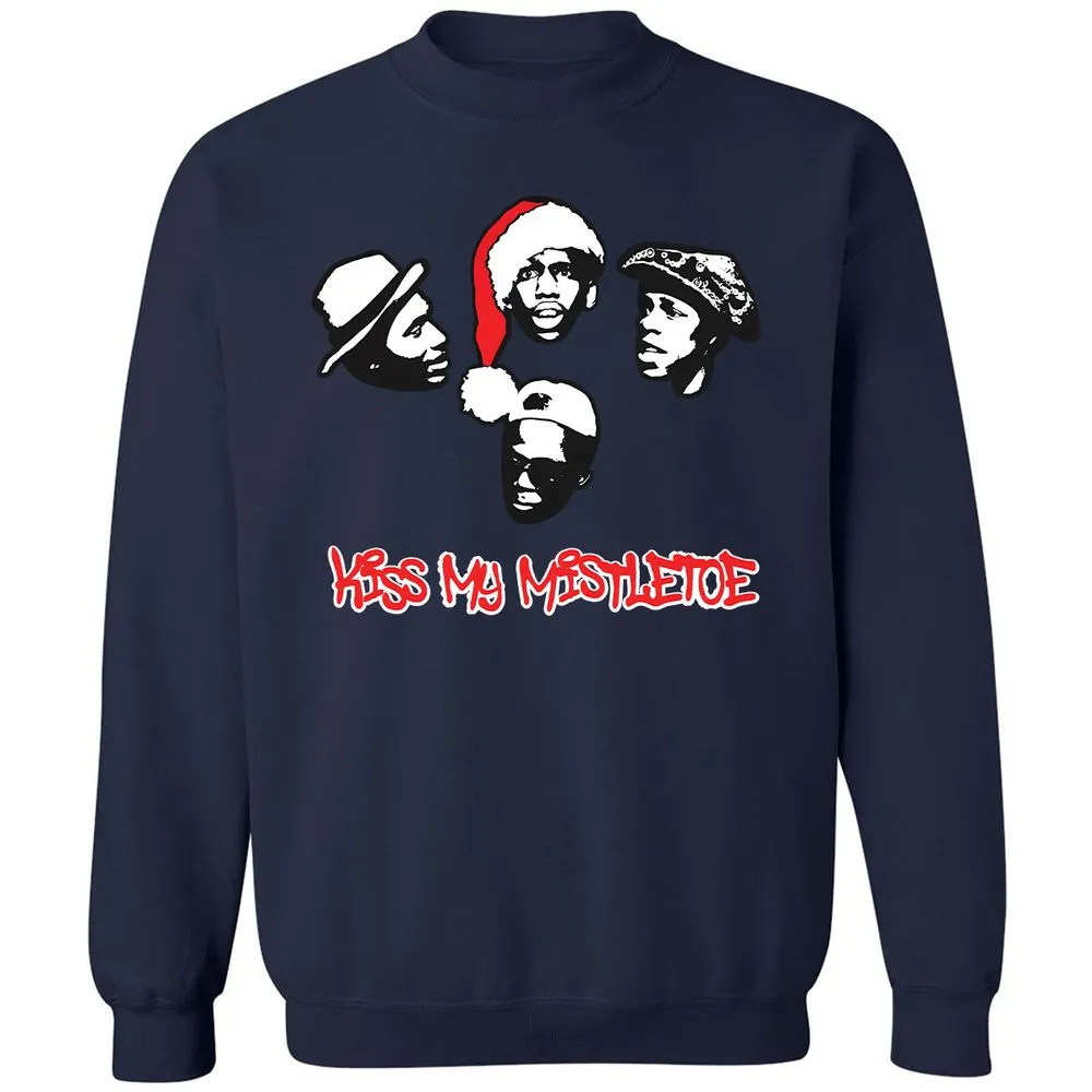 Kiss My Mistletoe Xmas Rap - Navy - 2