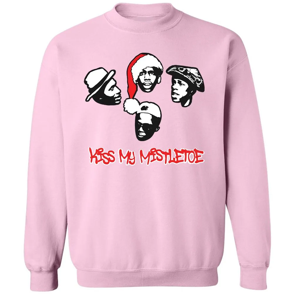 Kiss My Mistletoe Xmas Rap - Light Pink - 3