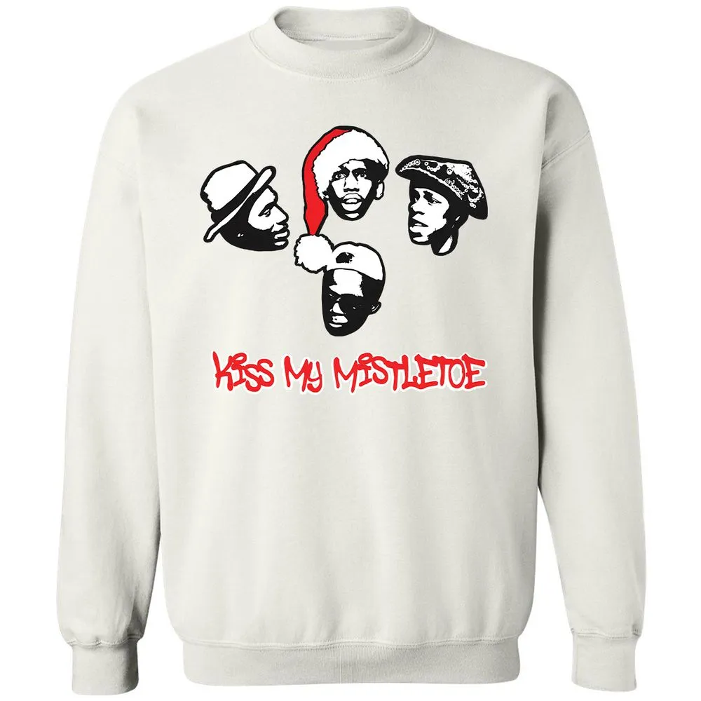 Kiss My Mistletoe Xmas Rap - White - 12