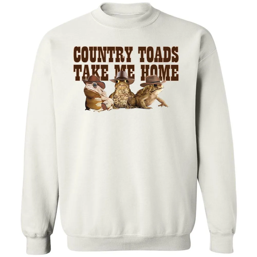 Country Toads Take Me Home - White - 12