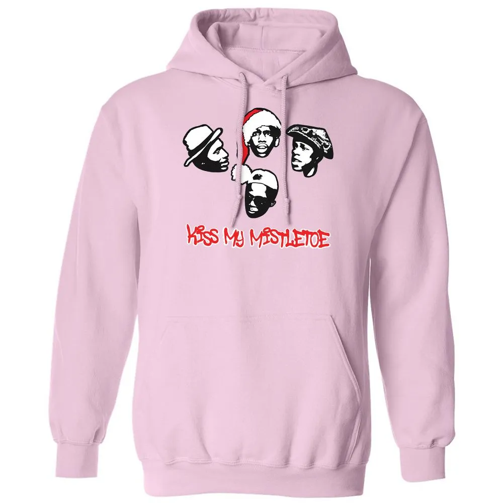 Kiss My Mistletoe Xmas Rap - Light Pink - 3