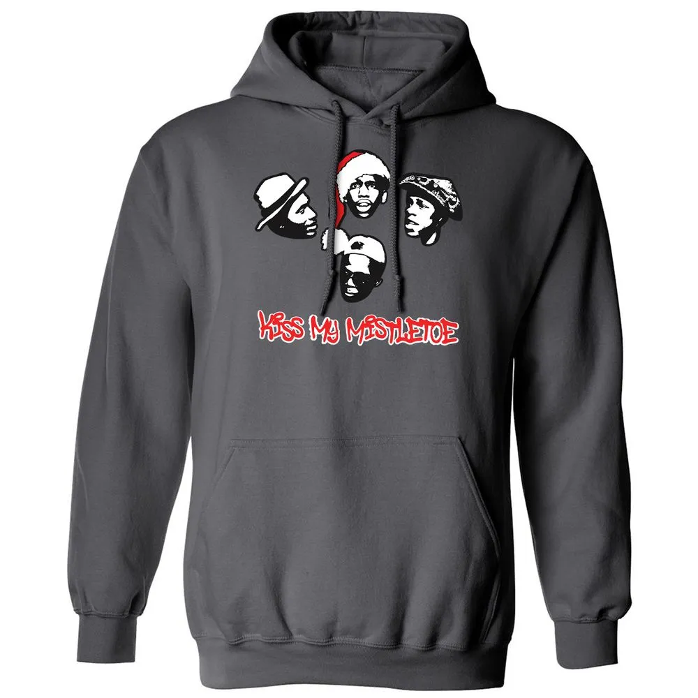 Kiss My Mistletoe Xmas Rap - Charcoal - 7