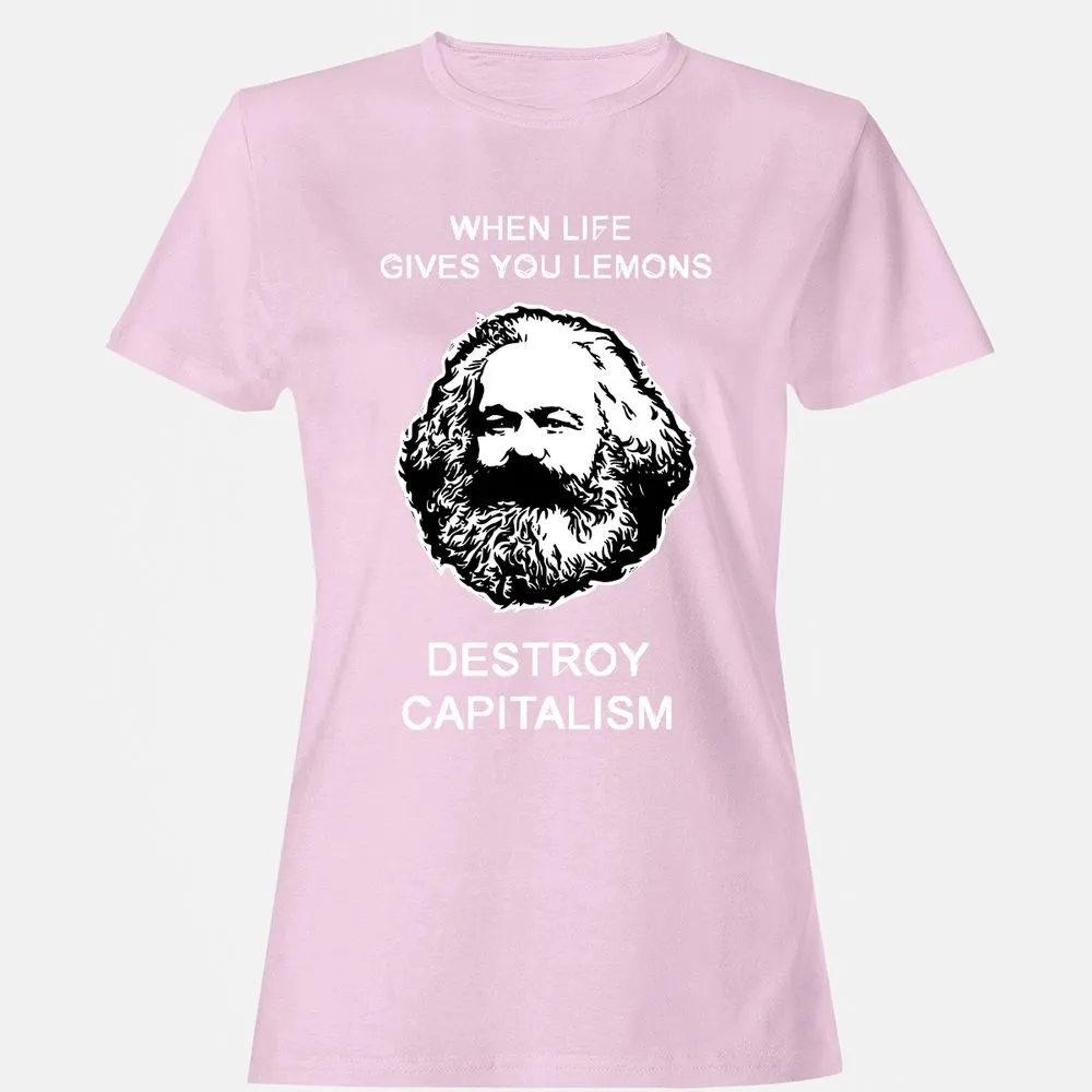 Women's T-Shirt - V77J7KU5 - Light Pink - 9