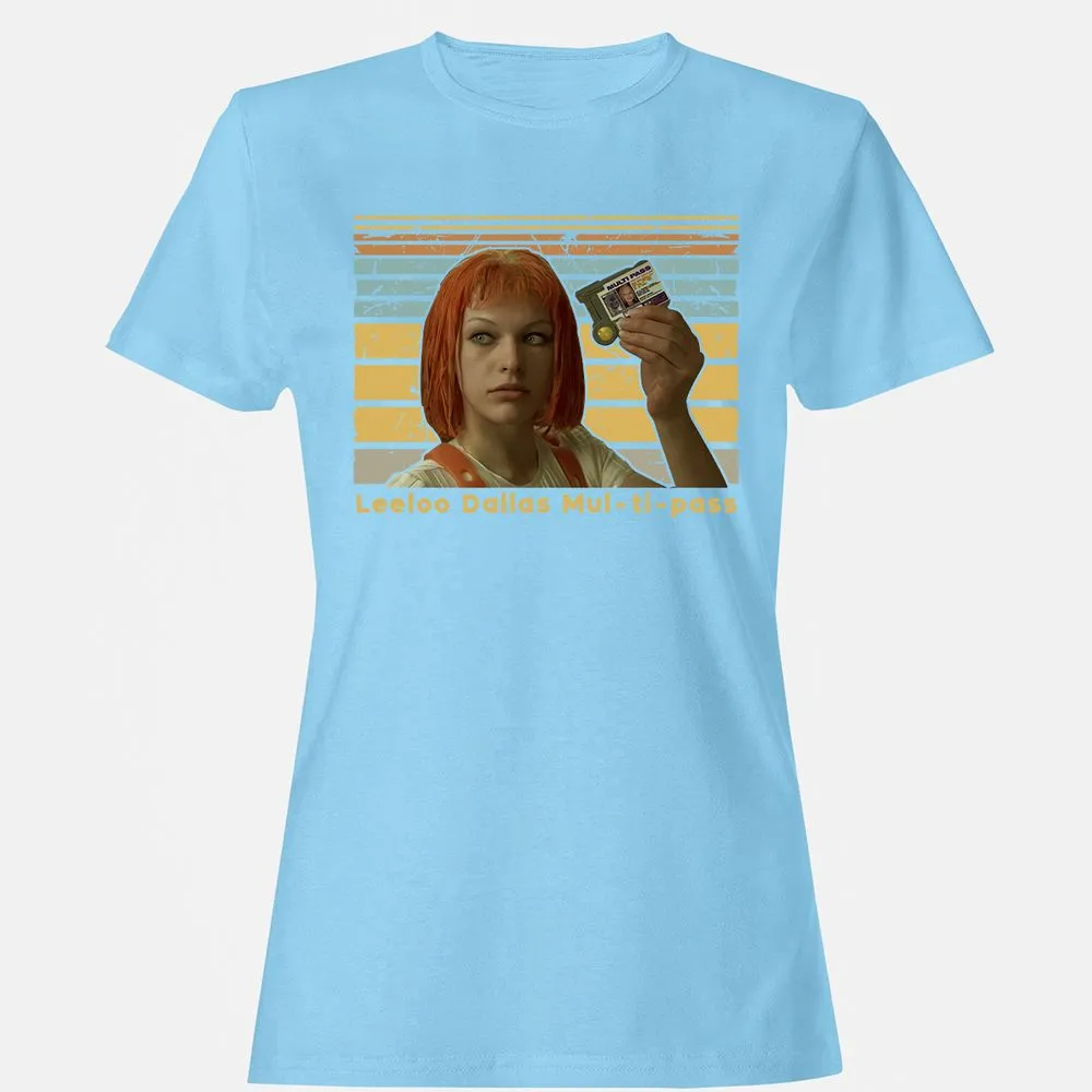 Women's T-Shirt - SMAH1Q9L - Light Blue - 8