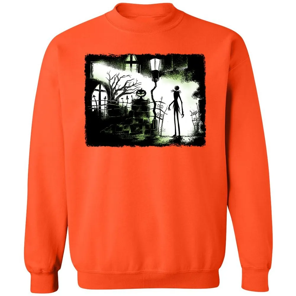 Classic Unisex Sweatshirt - Black - Orange - 10