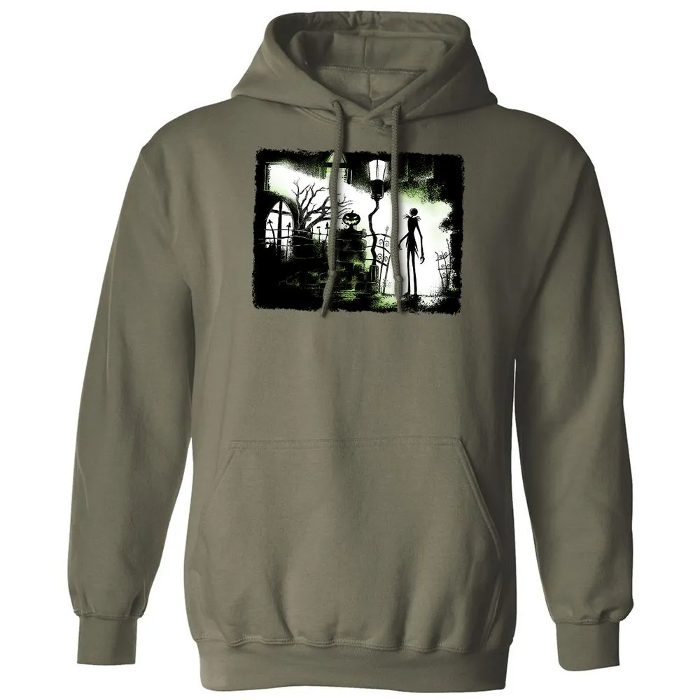 Classic Unisex Hoodie - Black - Military Green - 4