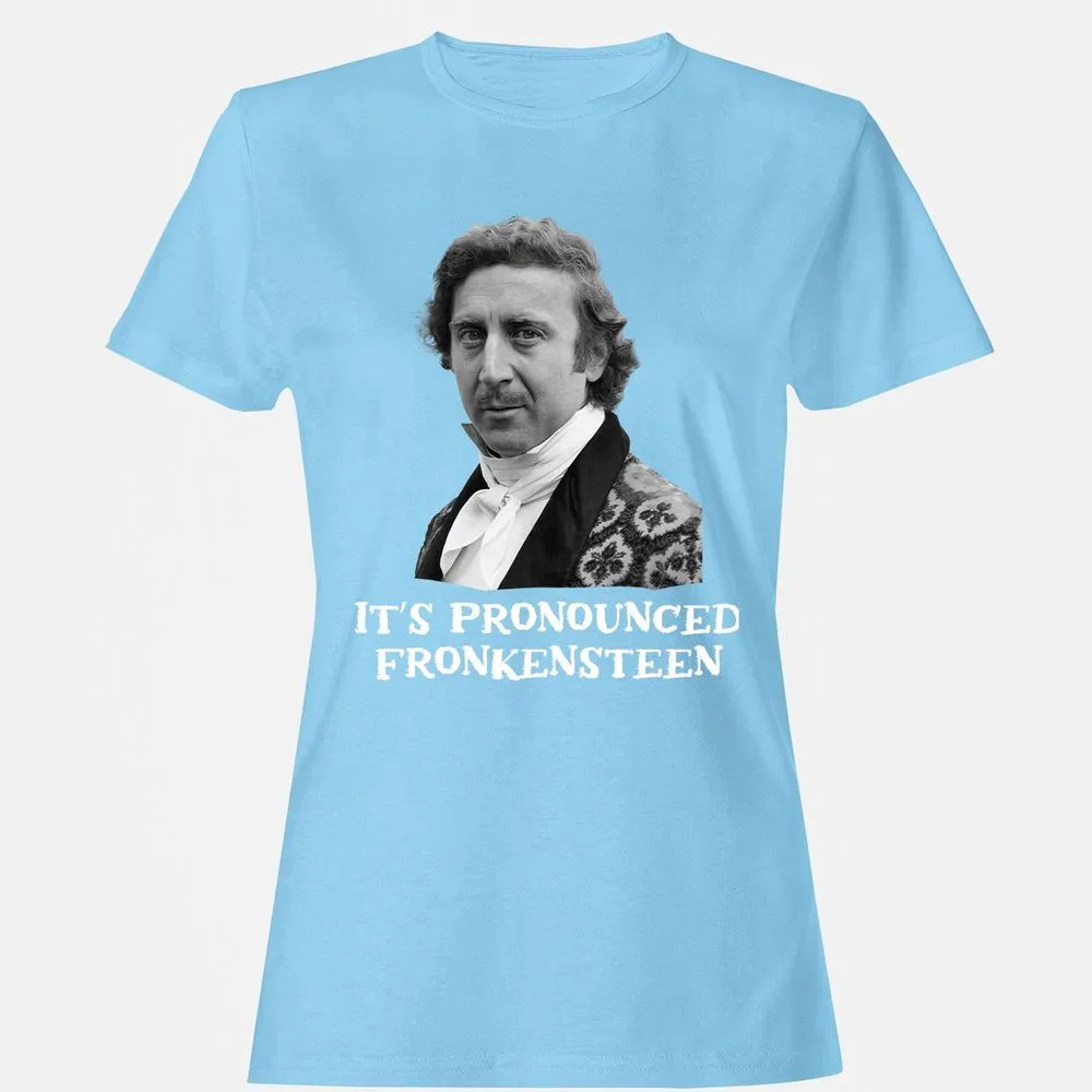 Women's T-Shirt - 7TKUX7S9 - Light Blue - 8