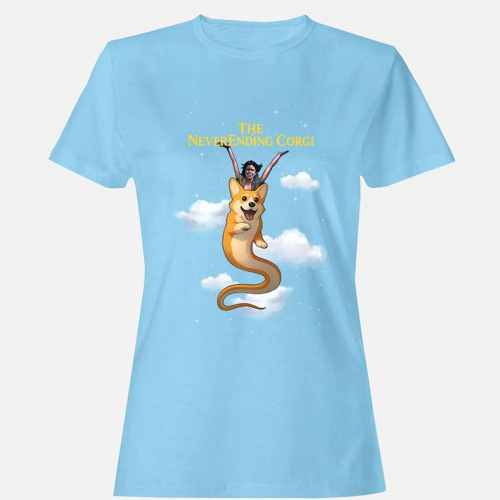 Women's T-Shirt - 4YWFNTVY - Light Blue - 8